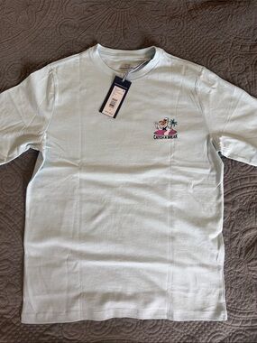 Vineyard Vines Light Blue 'Catch a Break' Short Sleeve Tee